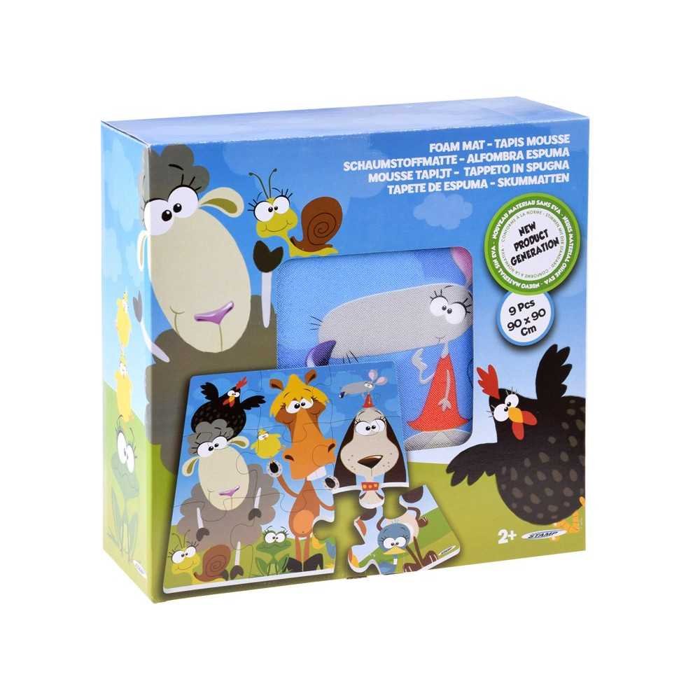 Foam puzzle mat Animals 37cm x 37cm ZA3151