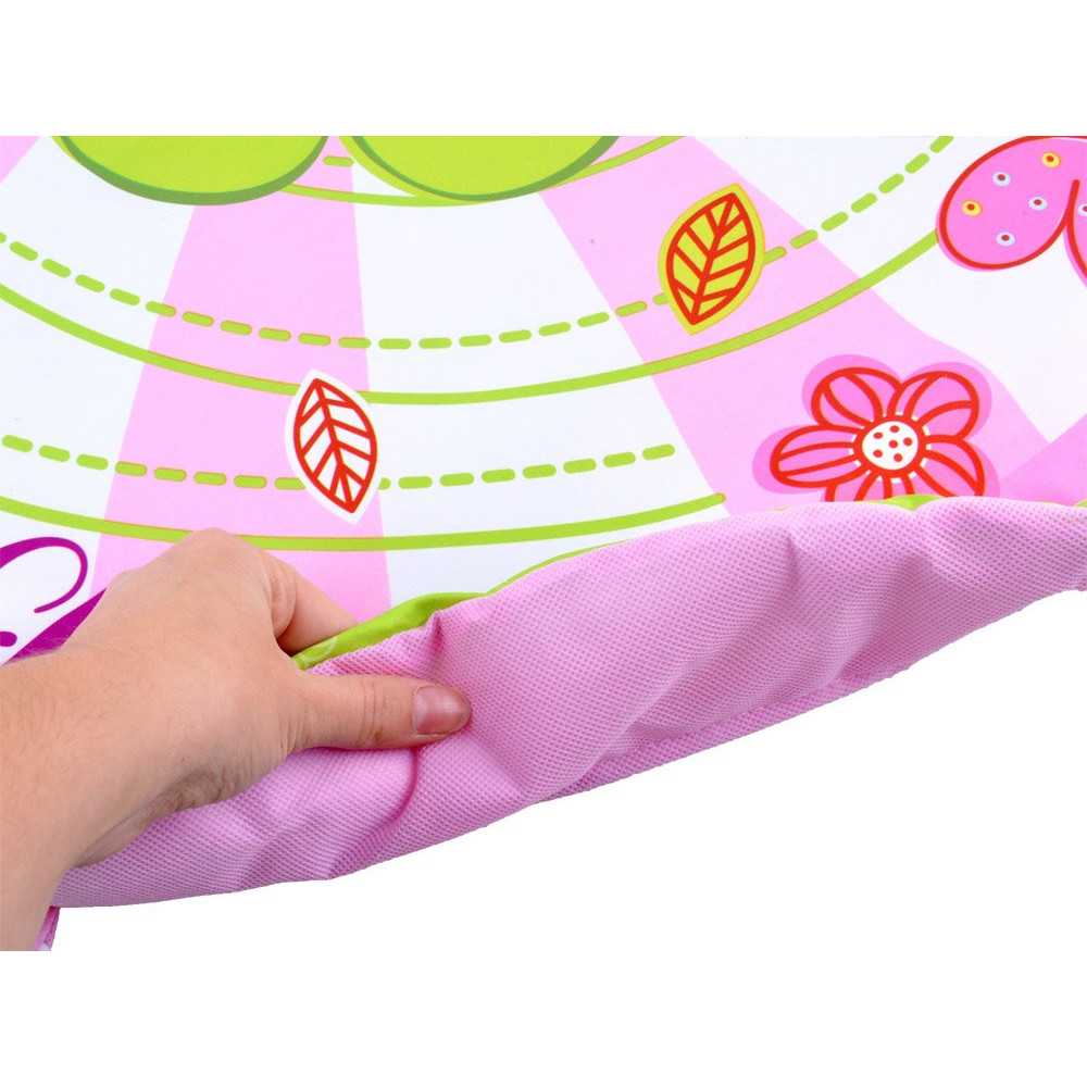 Flower mat with mosquito net for a baby ZA3504