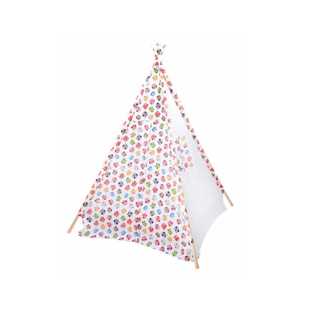 Teepee wigwam cheerful owls for a child ZA3508