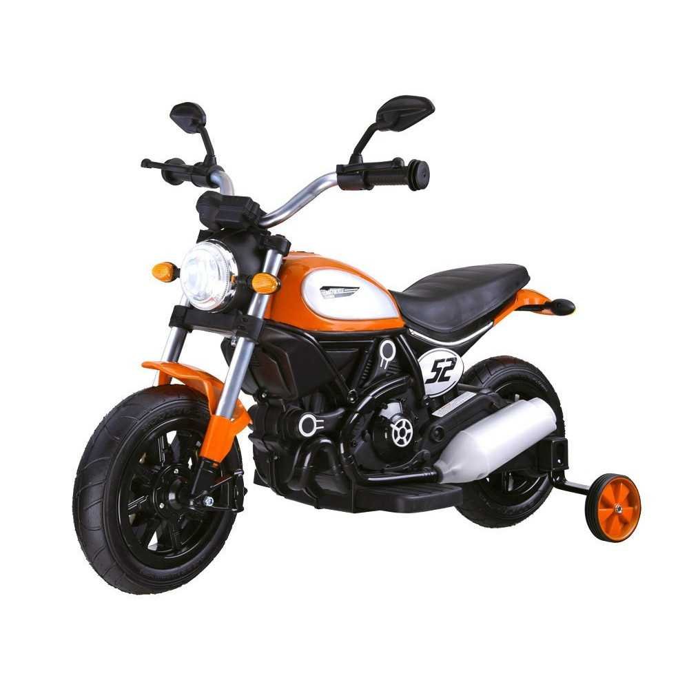 Elektrinis motociklas Street BOB PA0235, Orange-Elektromobiliai vaikams, Motociklai-e-vaikas