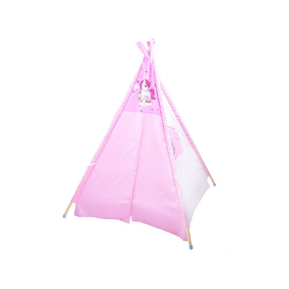 Tent with a pink unicorn wigwam Tipi ZA3555