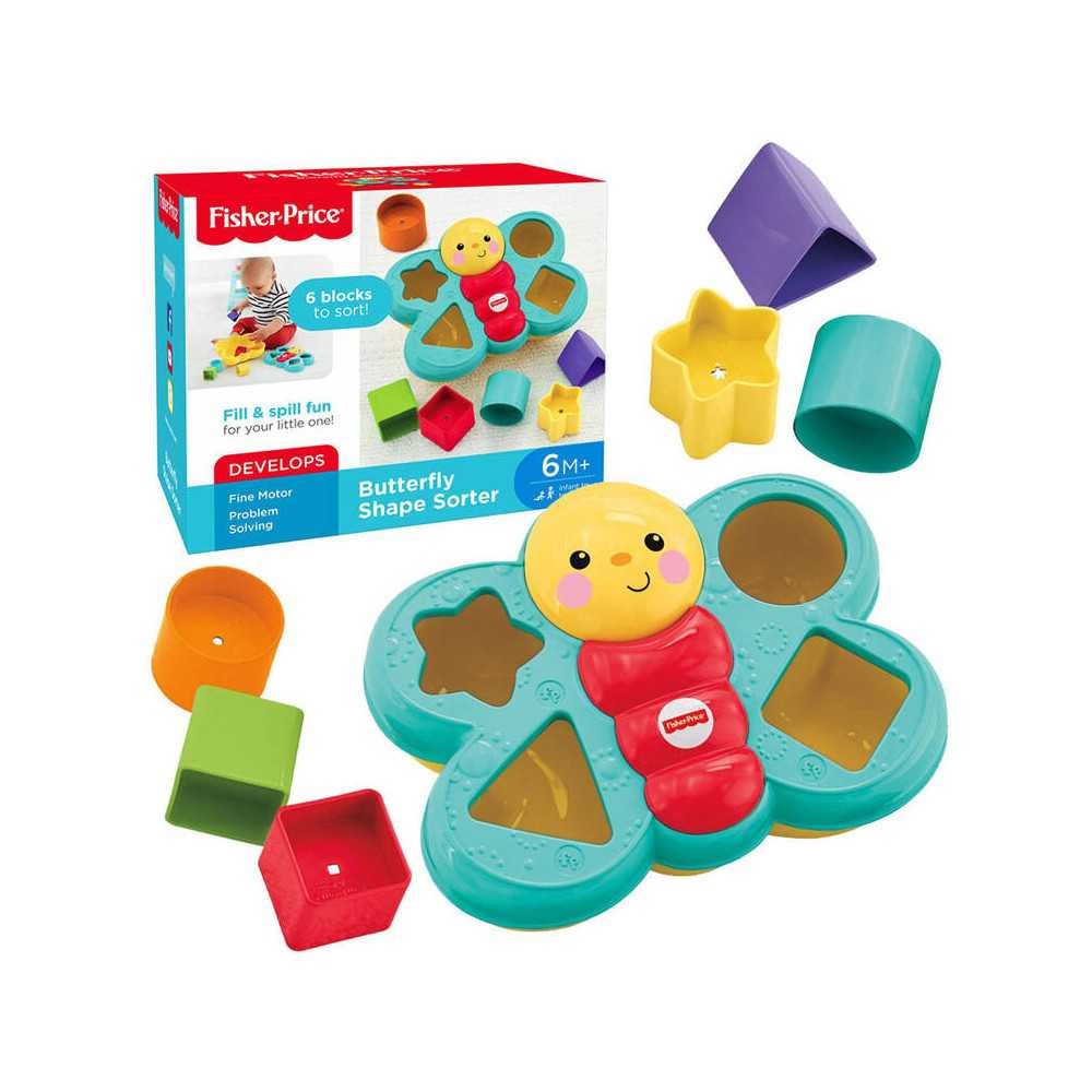 Fisher-Price Colorful Butterfly Sorter blocks ZA3627