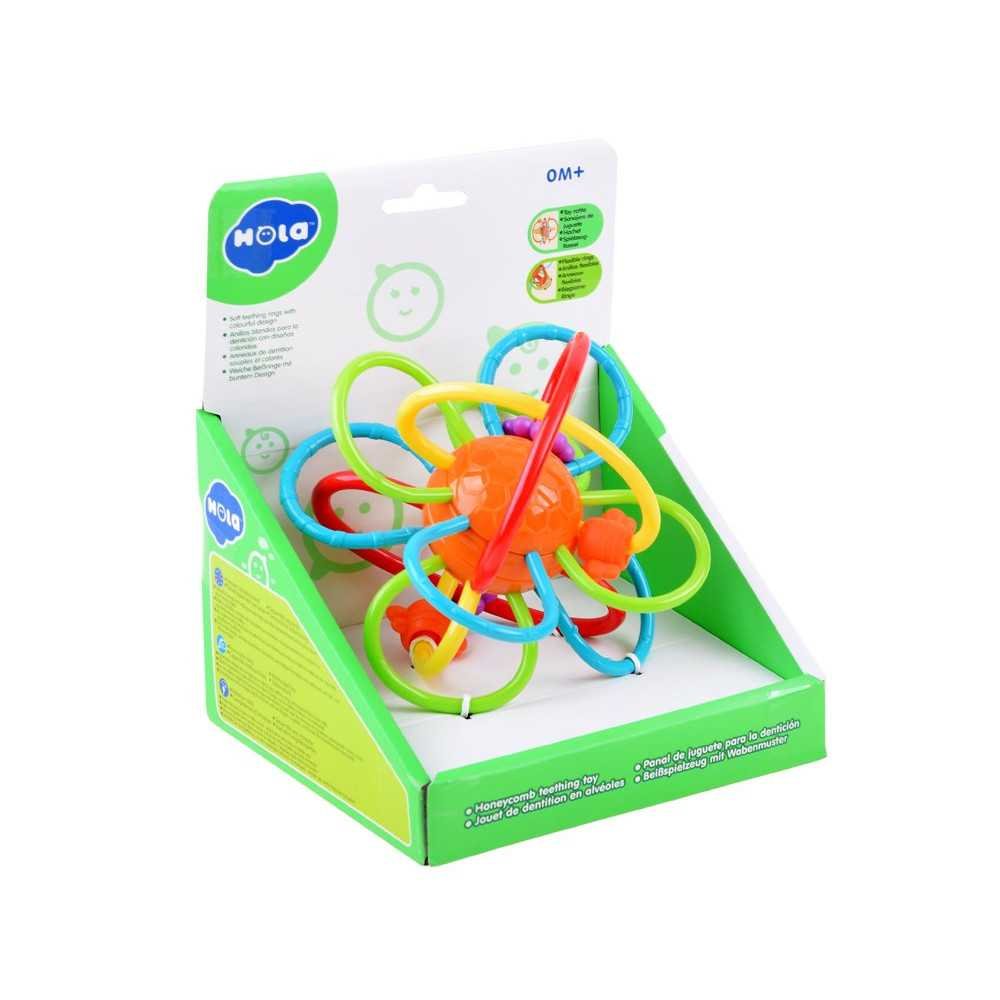 Sensory teether for a baby rattle ZA2377