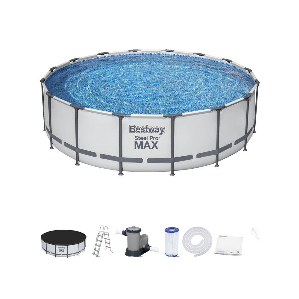 Bestway Frame pool 488x122cm 10in1 gray 5612Z