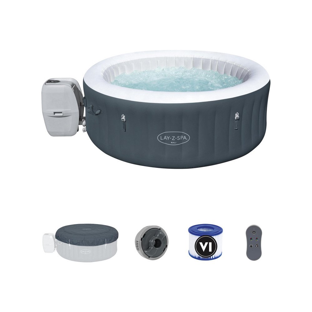 Bestway Jacuzzi LayZSpa BALI 4os led light 60009