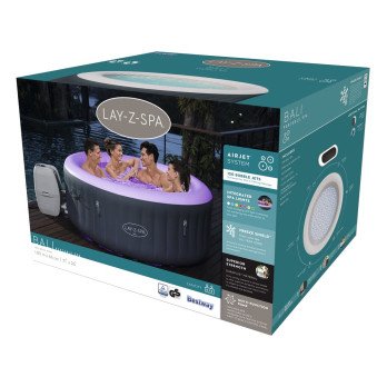 Bestway Jacuzzi LayZSpa BALI 4os led light 60009