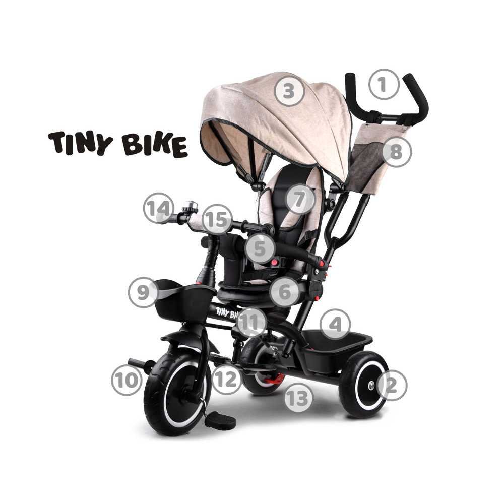 Tiny Bike 3in1 tricycle with a visor SP0650