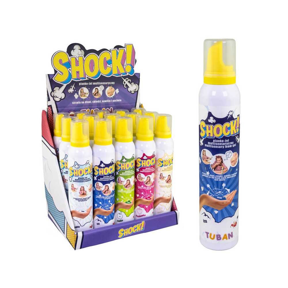 TUBAN SHOCK Effervescent hand foam gel 200ml ZA3737