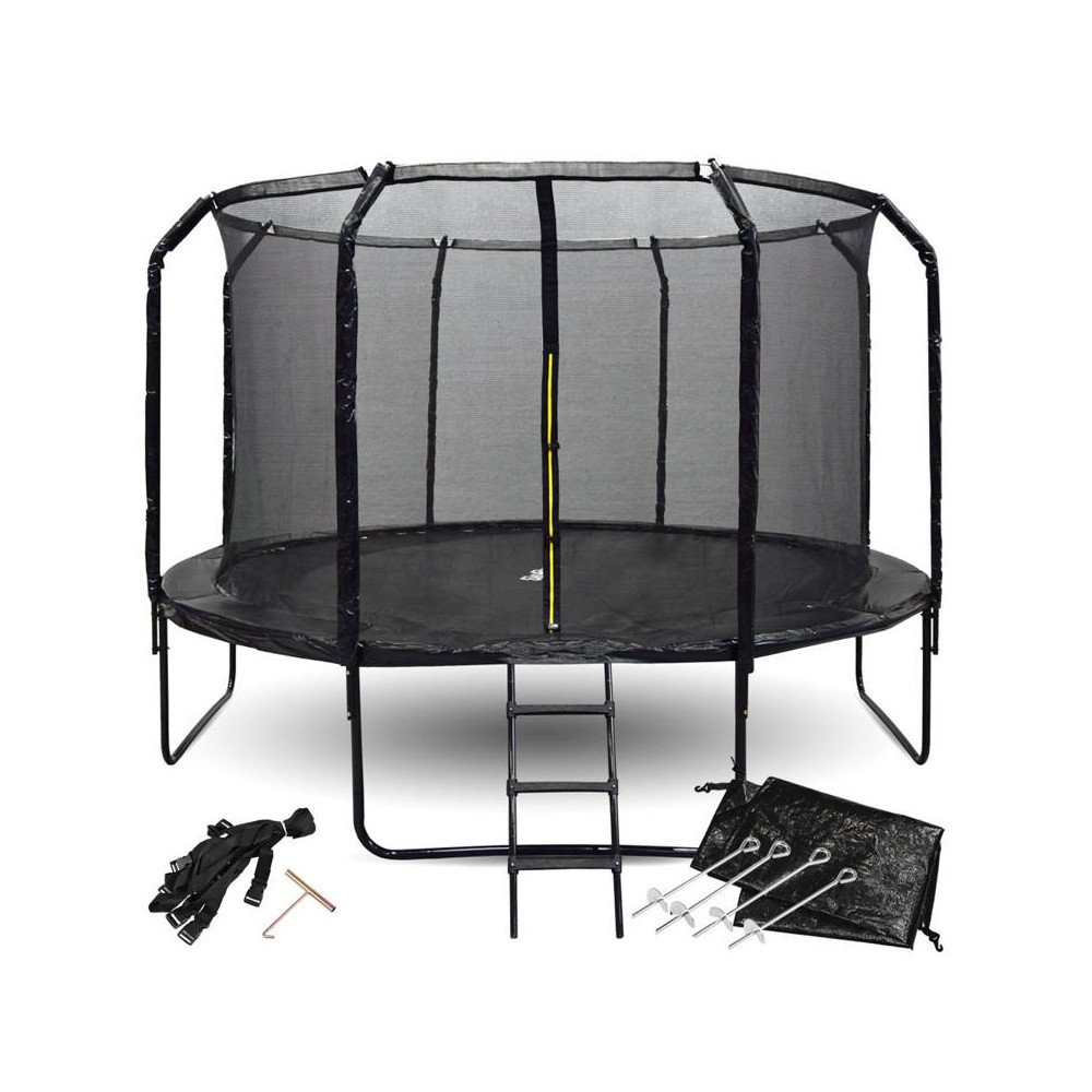 SkyFlyer garden trampoline + 12FT 366cm ladder