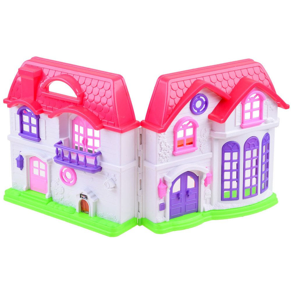 Folding family HOUSE + doll furniture ZA3747