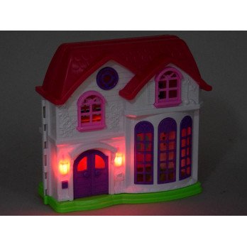 Folding family HOUSE + doll furniture ZA3747