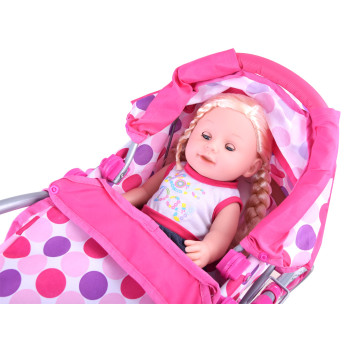 Doll pram 3in1 stroller gondola ZA3895