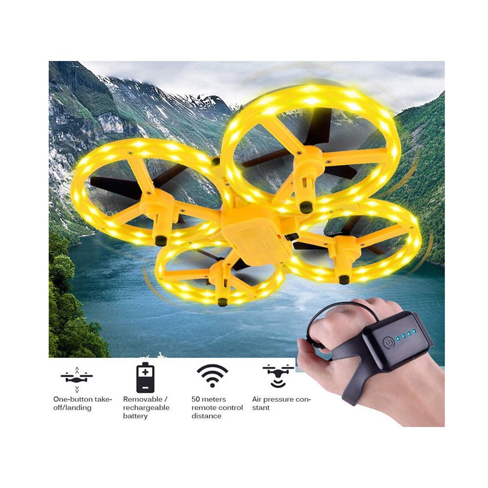 Hand-operated Drone + Quadrocopter  remote control RC0573