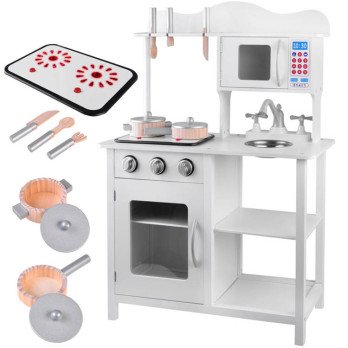 Wooden kitchen for a child with sound ZA4127