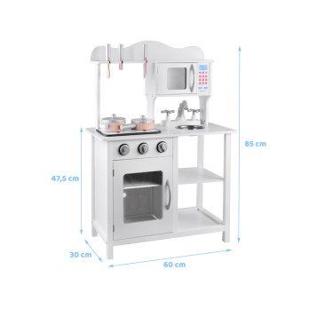 Wooden kitchen for a child with sound ZA4127