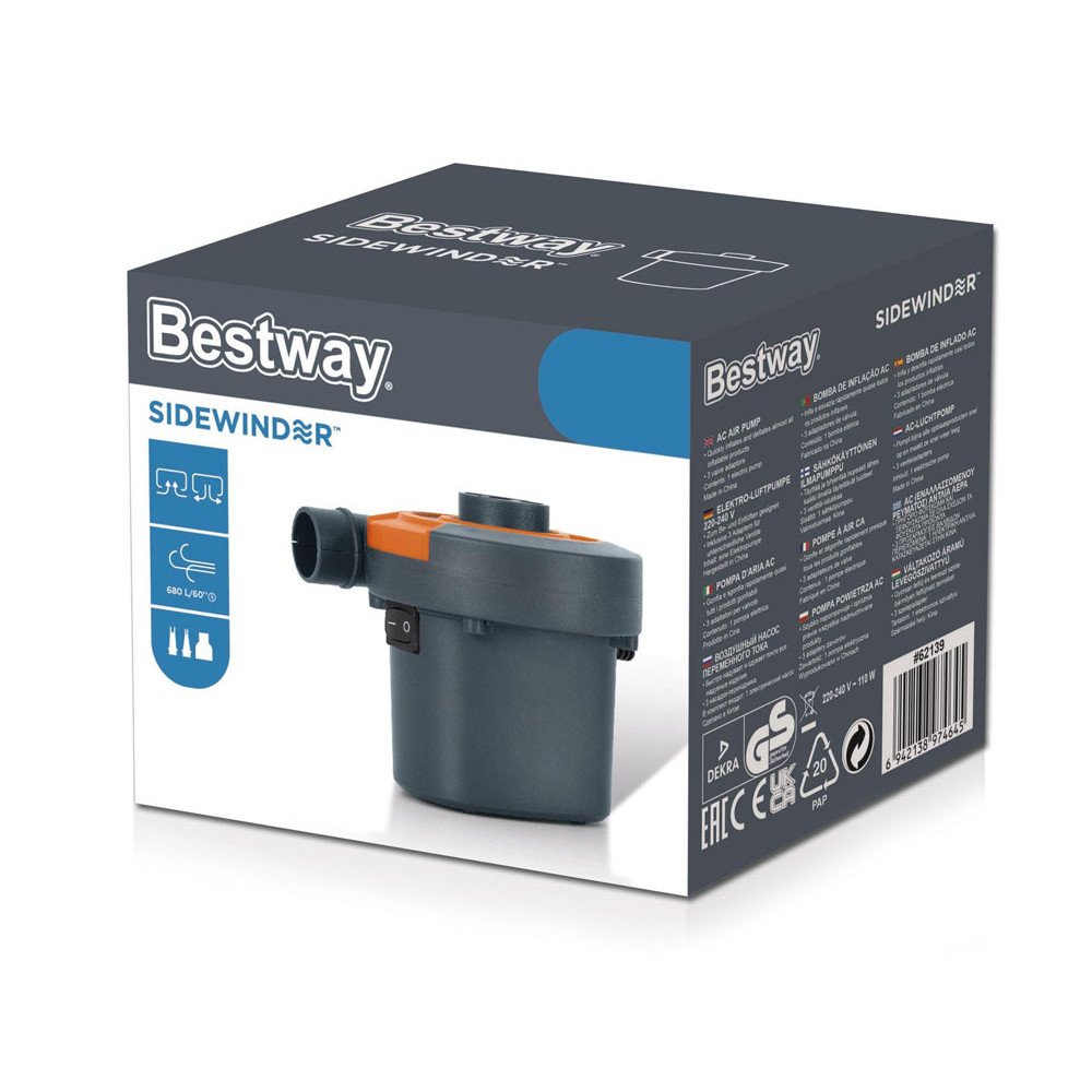 Bestway Electric pump 220-240V tips 62139