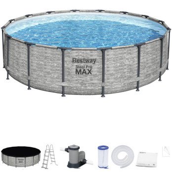 Bestway Frame pool 488x122 stone 10-in-1 5619E