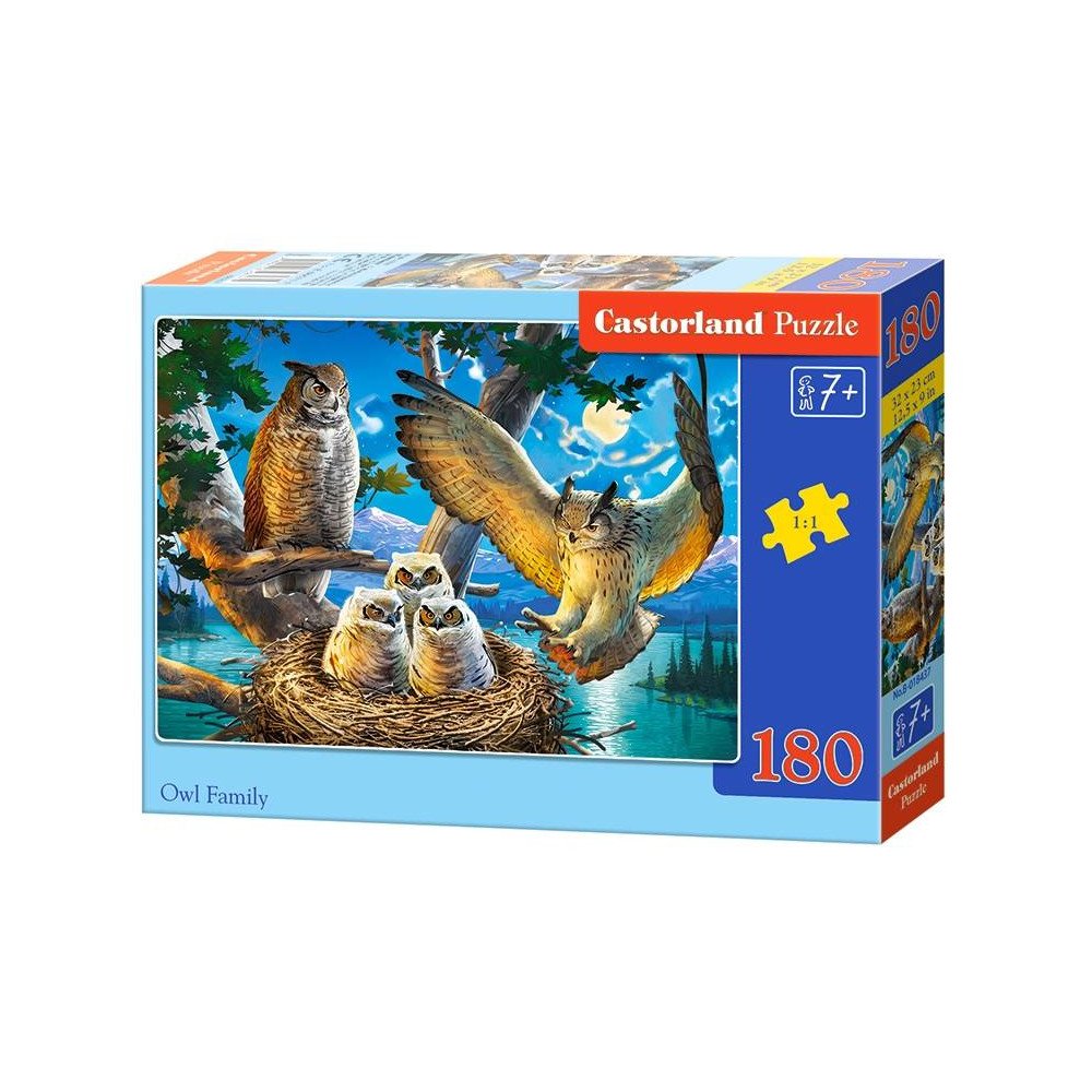 Puzzle 180 pcs. Owl Family