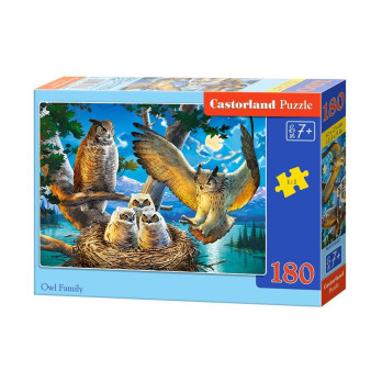 Puzzle 180 pcs. Owl Family