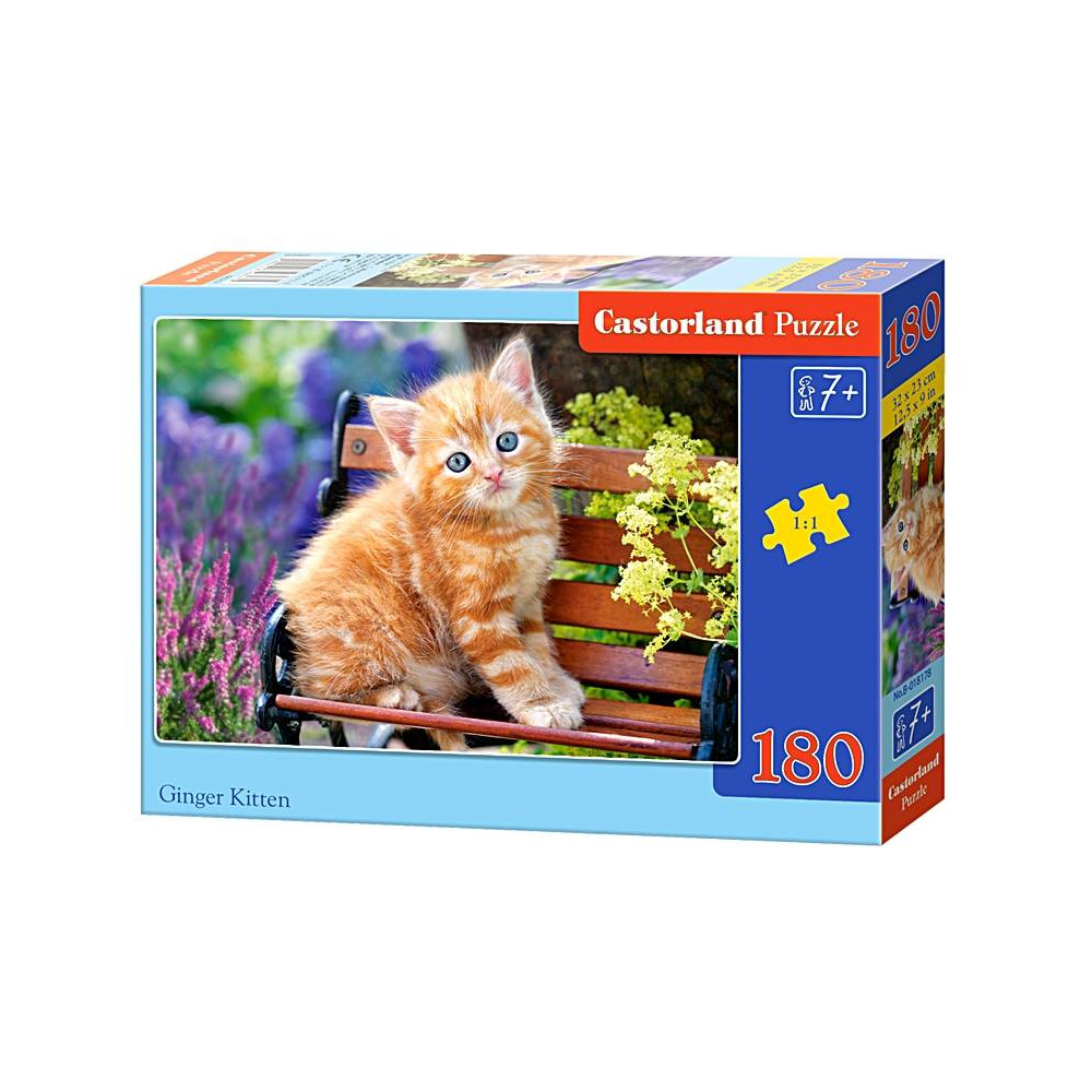 Puzzle 180 pieces Ginger Kitten