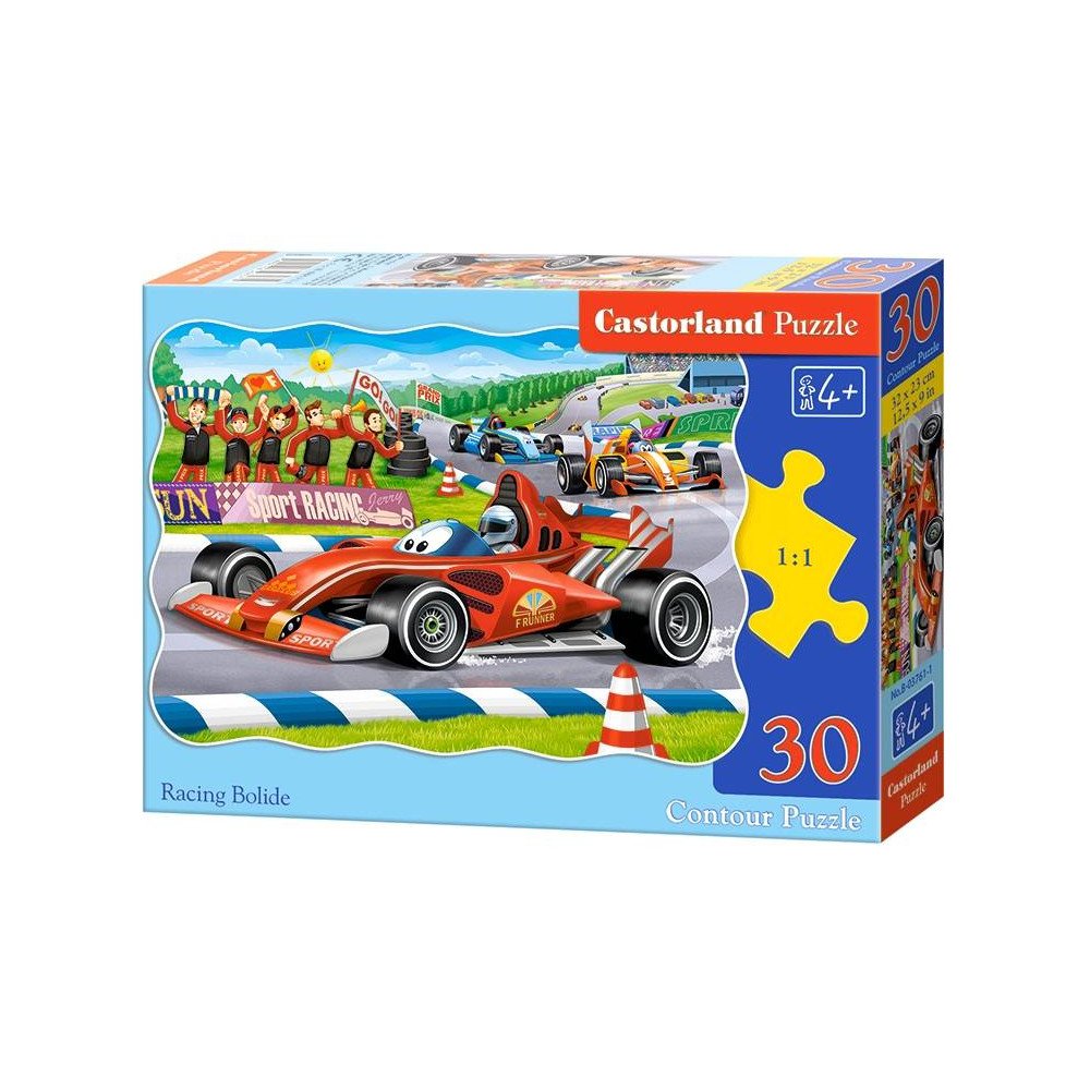 Puzzle 30 pieces Racing Bolide