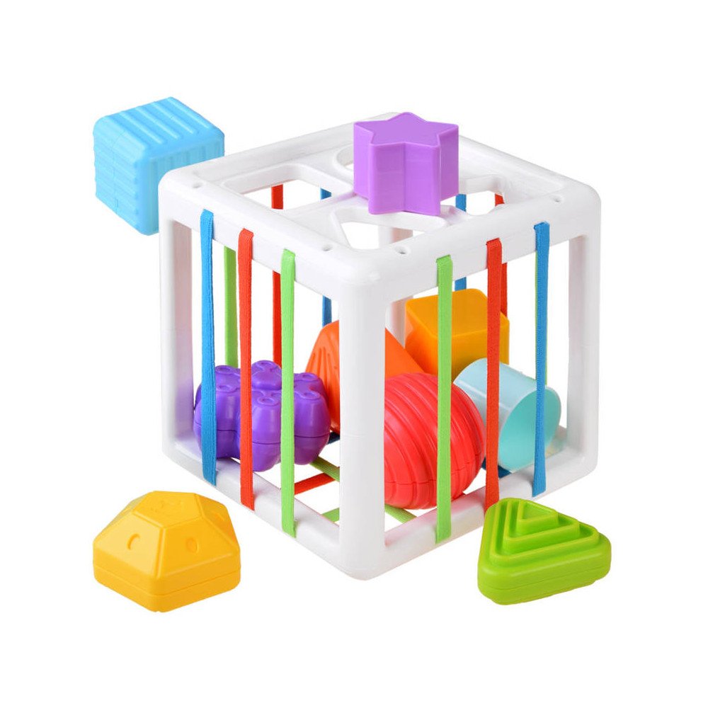 Cube sorter toy for a baby eraser ZA4310