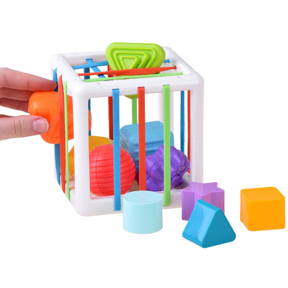 Cube sorter toy for a baby eraser ZA4310