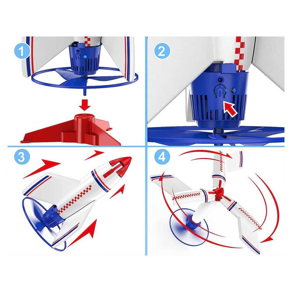Raketų paleidimo įrenginys - žaislinis erdvėlaivis ZA4330-Žaislai, Auto ir transporto žaislai, Kosminiai laivai-e-vaikas