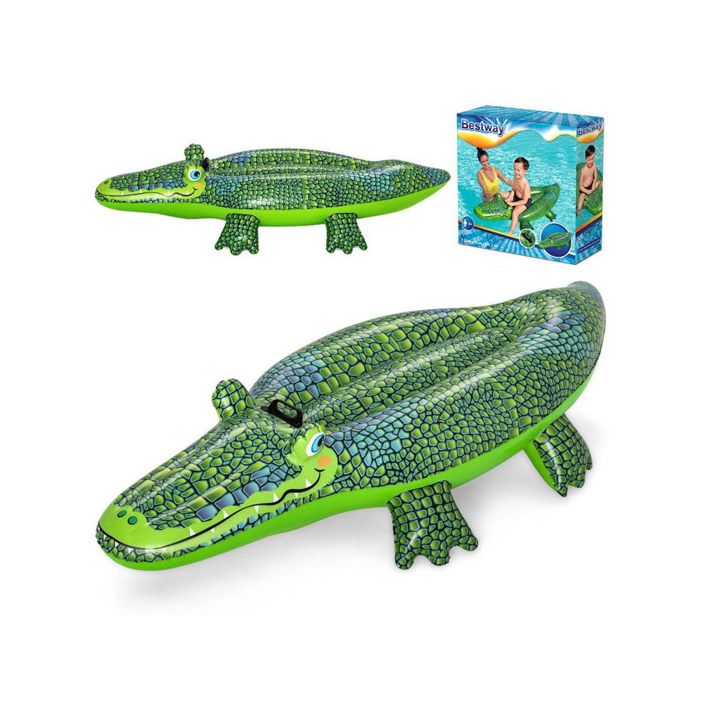 Bestway inflatable crocodile 152x71 for swimming 41477