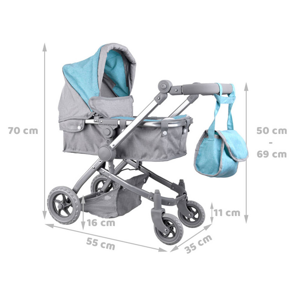 Multifunctional TROLLEY for a 4-in-1 doll ZA4543