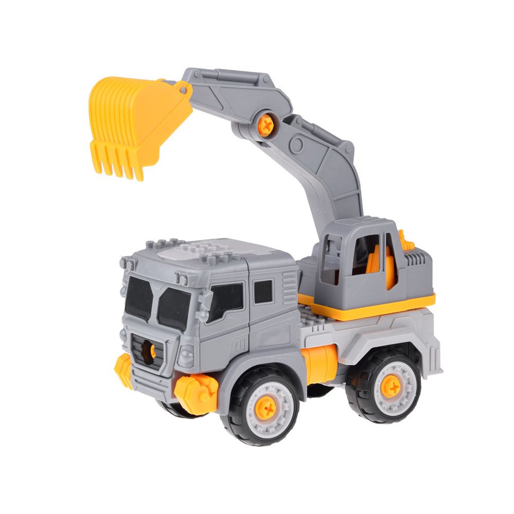 Super construction vehicle auto-robot 2in1 excavator ZA4704 A