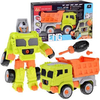 Super construction vehicle auto-robot 2in1 dump truck ZA4704 B