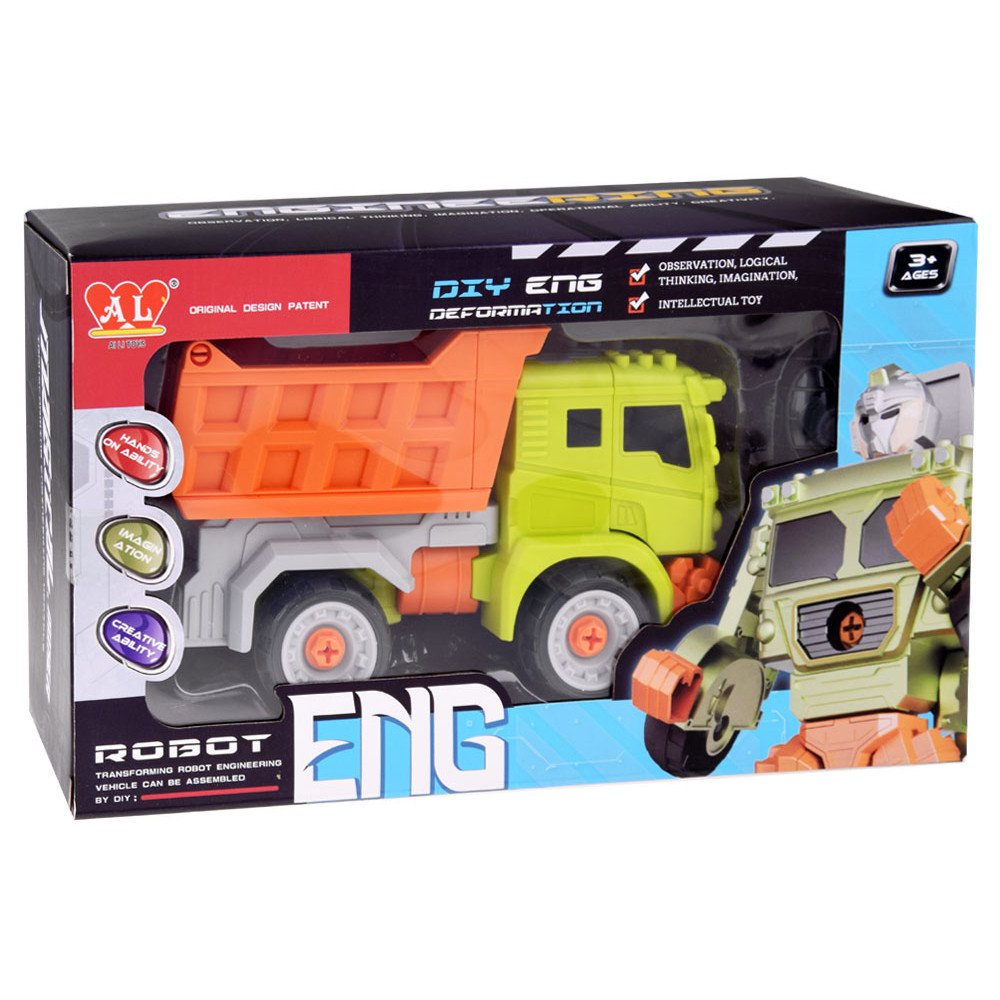 Super construction vehicle auto-robot 2in1 dump truck ZA4704 B