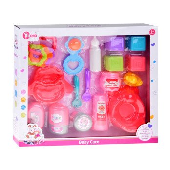 A set of accessories for a baby doll, potty blocks, duck ZA4800