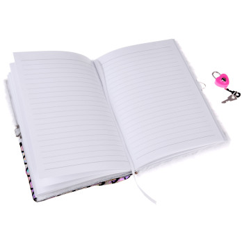 Secret diary notebook with a charming Cat Unicorn Mermaid ZA4821
