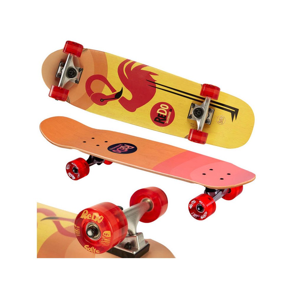 Wooden Skateboard ReDo Flaming 100kg SP0742