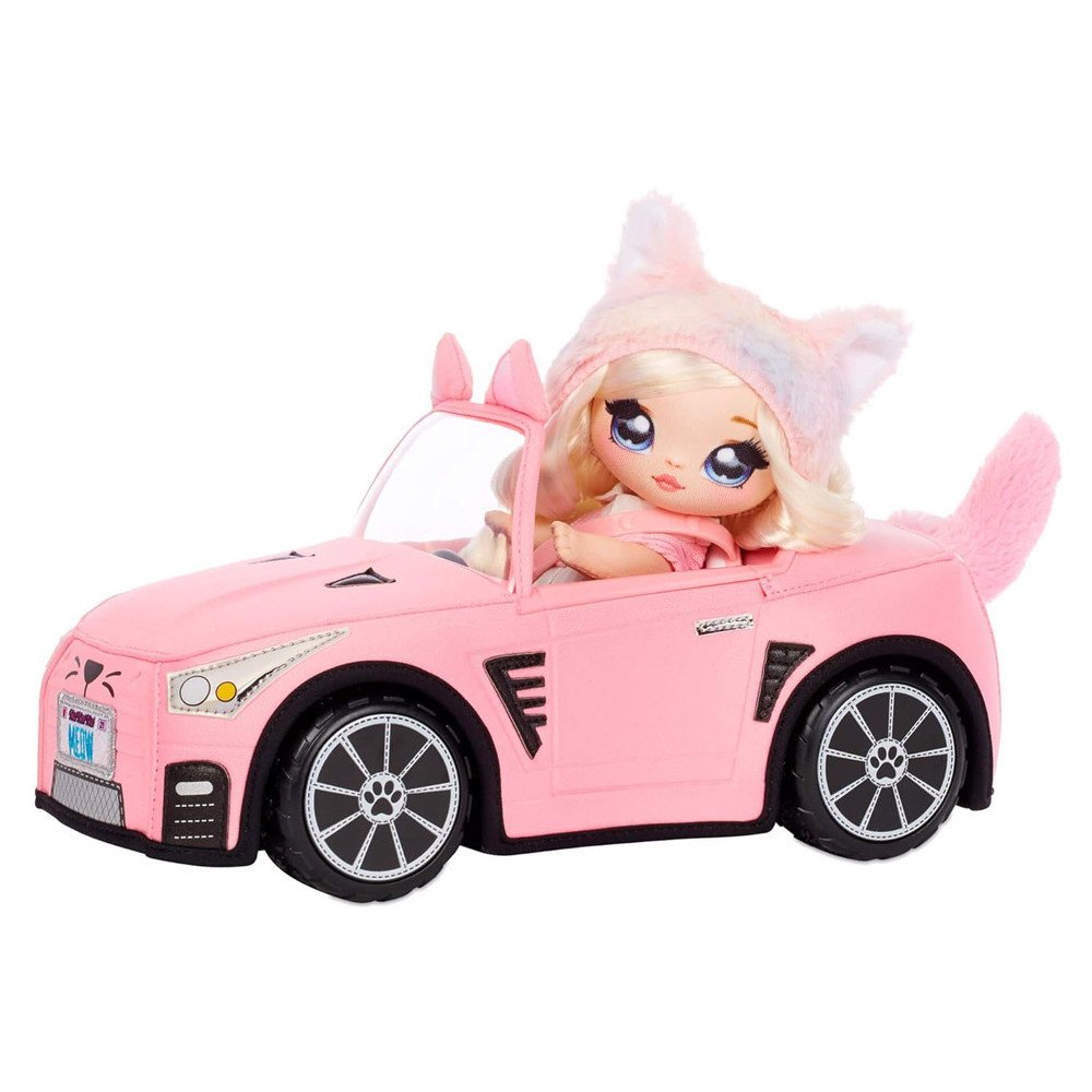 Na! Na! Na! Surprise Plush pink car convertible pink kitten ZA4921