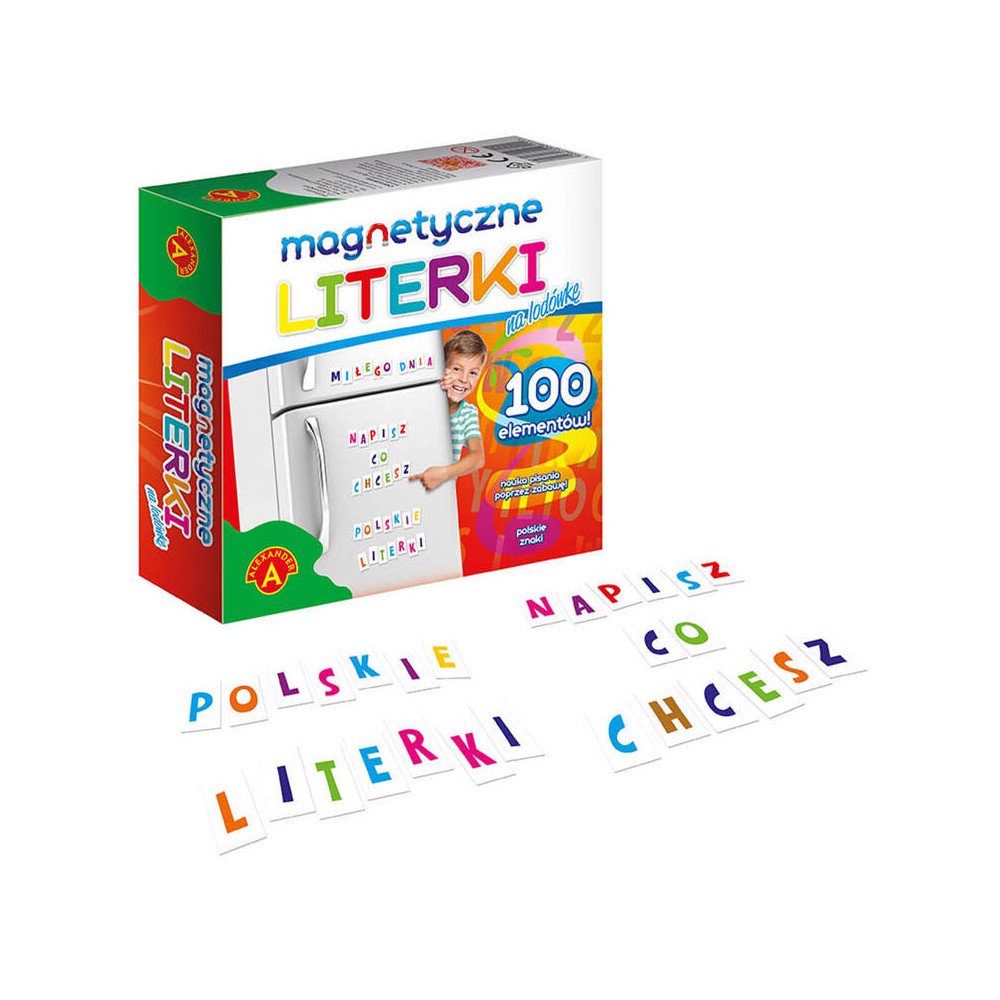 Magnetic letters for the fridge 100 pieces TA0104