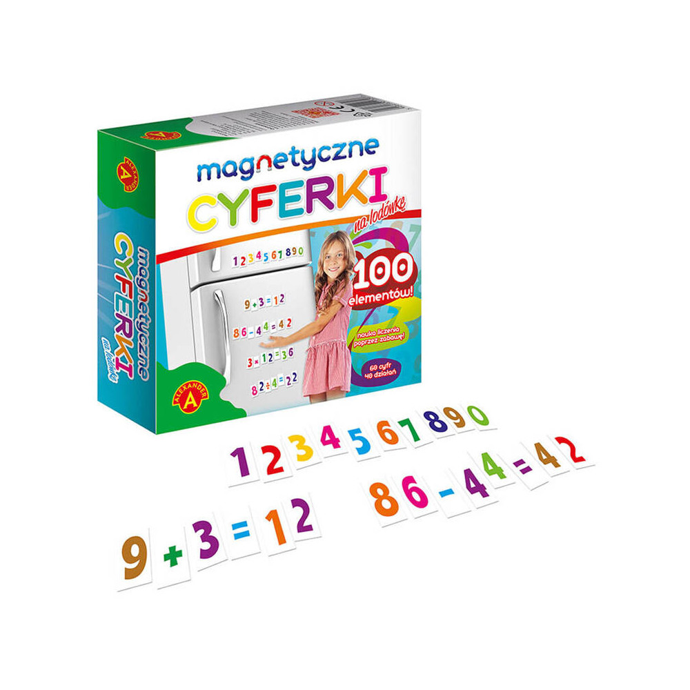 Magnetic letters for the fridge 100 pieces TA0104