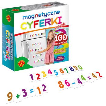 Magnetic letters for the fridge 100 pieces TA0104