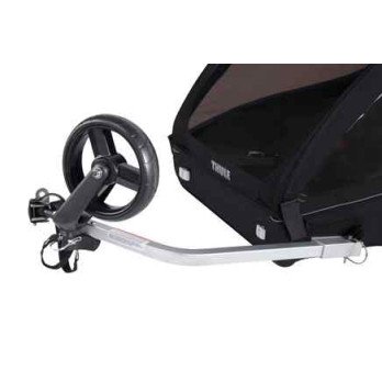 Dviračių priekaba Thule Coaster 2 XT bike trailer+stroll, Black