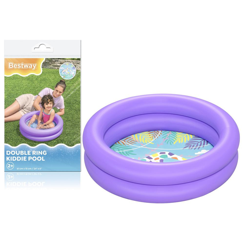 Inflatable Pool Purple 61 cm x 15 cm Bestway 51061