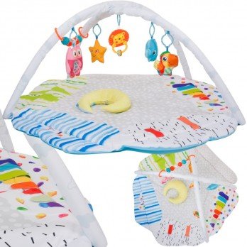 Mokomasis kilimėlis kūdikiams 2in1 Muzikinis pasaulis-Žaislai, Kūdikiams, Lavinamieji kilimėliai-e-vaikas