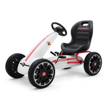 Pedalinis kartingas Abarth White-MILLY MALLY-e-vaikas