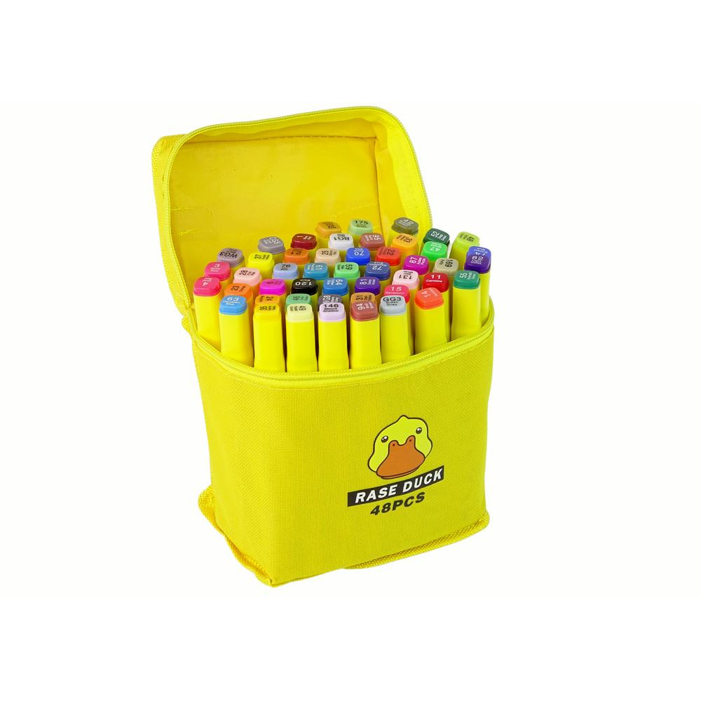 Set of 48 Pens Markers Markers in Bag