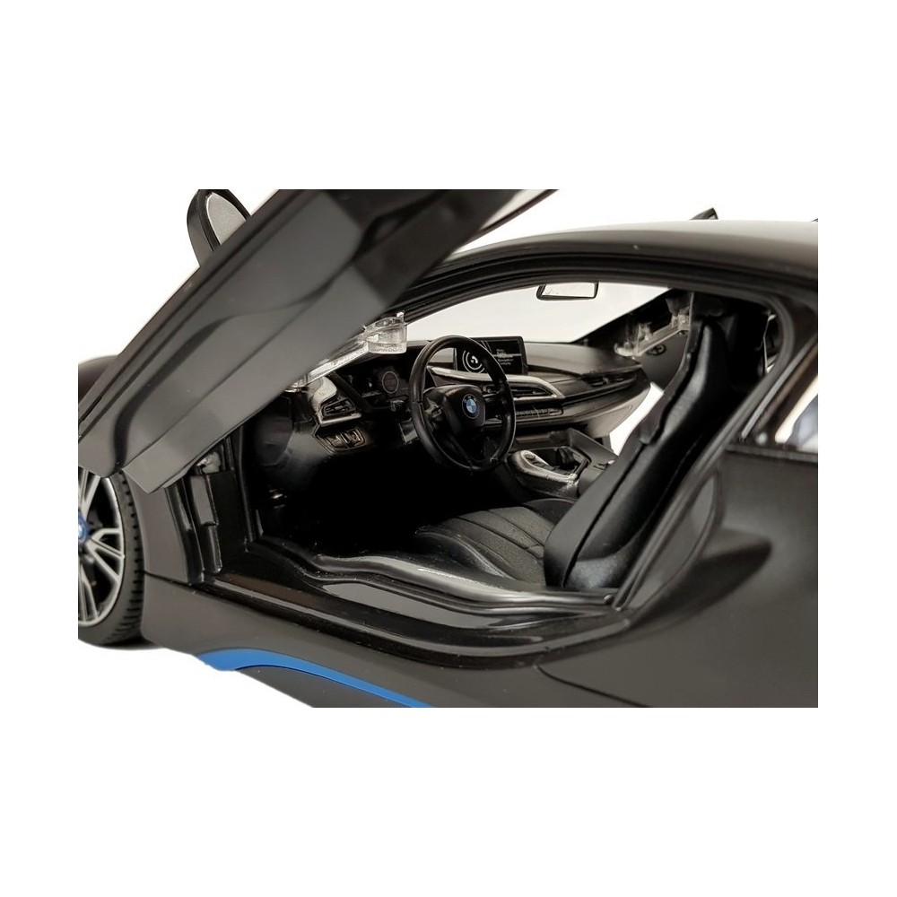 Car R/C BMW i8 Rastar 1:14 Black Automatic Doors