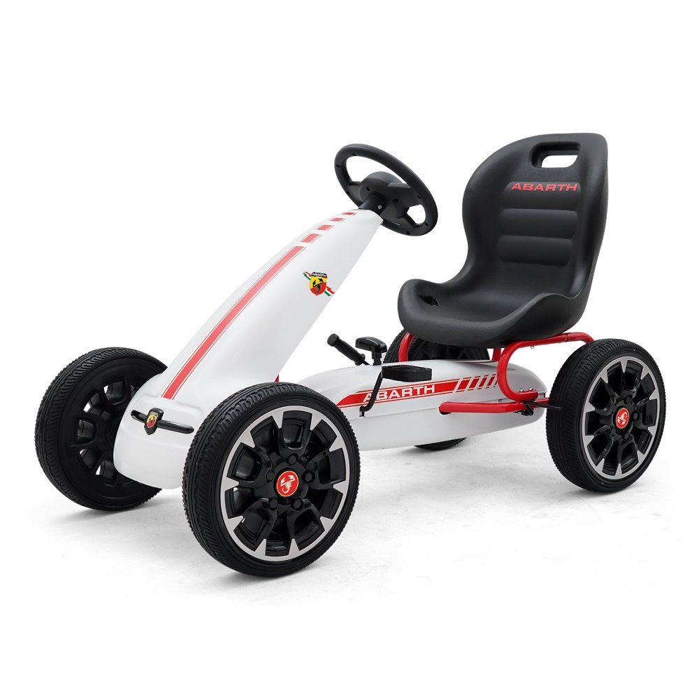 Pedal Go-kart Abarth White