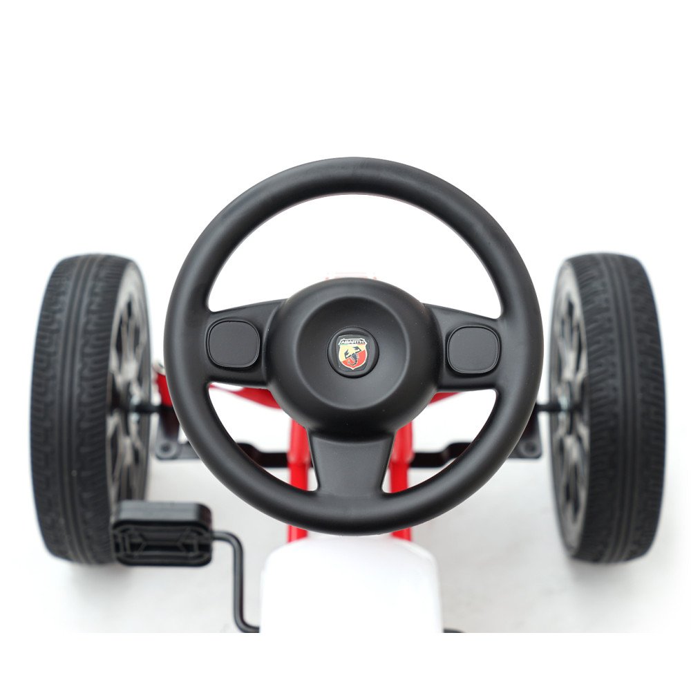 Pedal Go-kart Abarth White