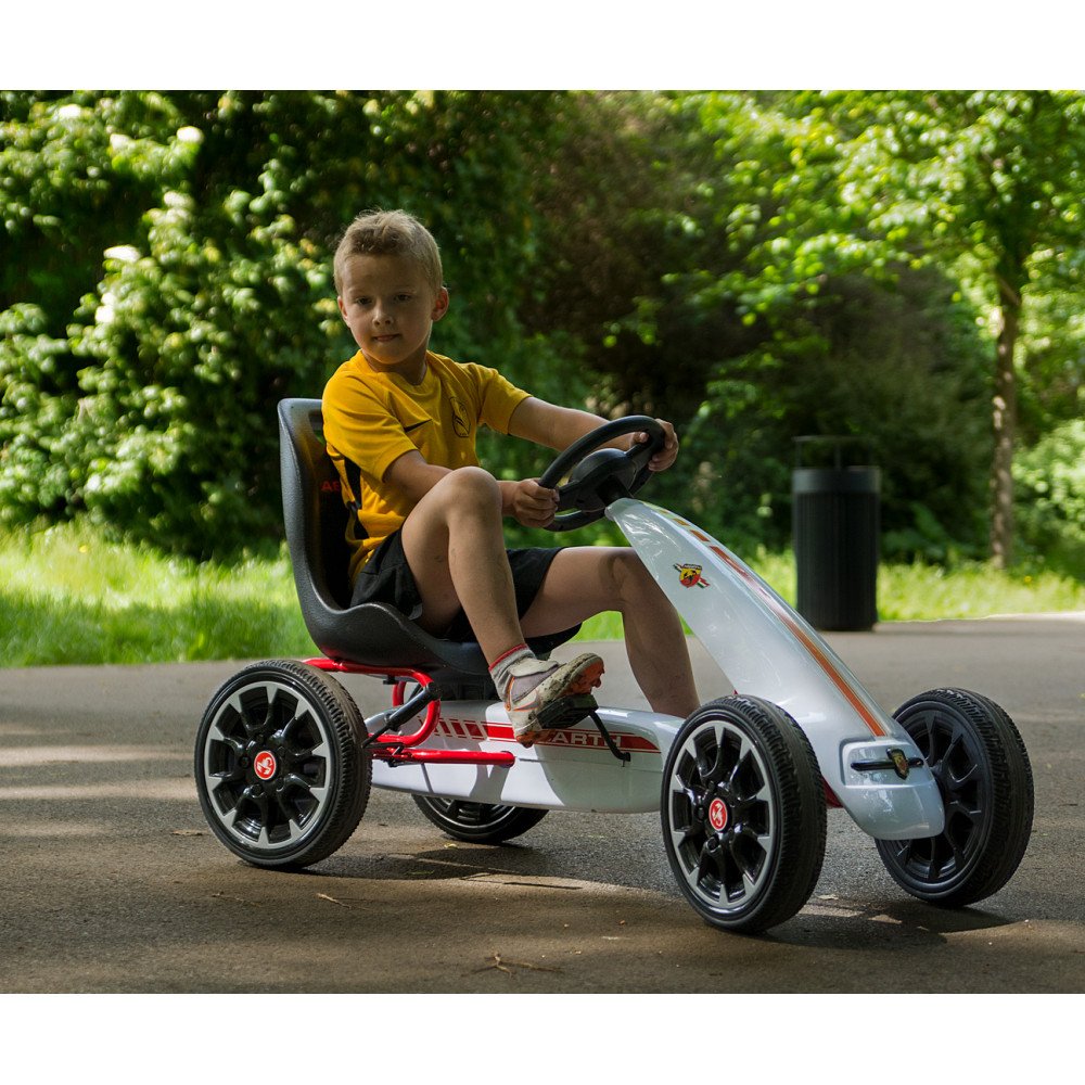 Pedal Go-kart Abarth White