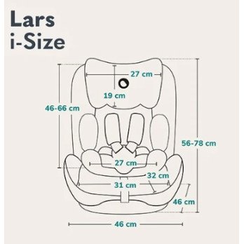 LO-LARS I-SIZE BLACK GREY